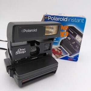 Polaroid One Step 600 Instant Film Camera Untested Clean Vintage 90s 2000s Box